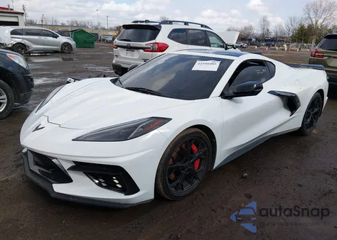 2022 Chevrolet Corvette Stingray Rwd 2Lt из США, поврежденный, VIN 1G1YB2D47N5117390